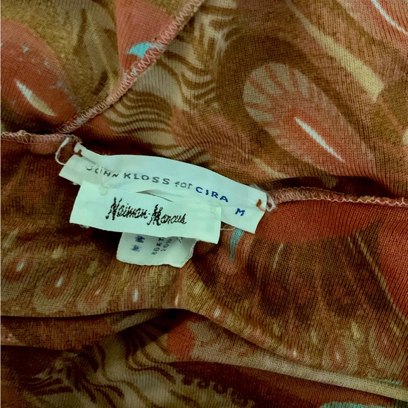 Vintage John Kloss Neiman Marcus One Shoulder Maxi Slip Dress - Picture 4 of 8